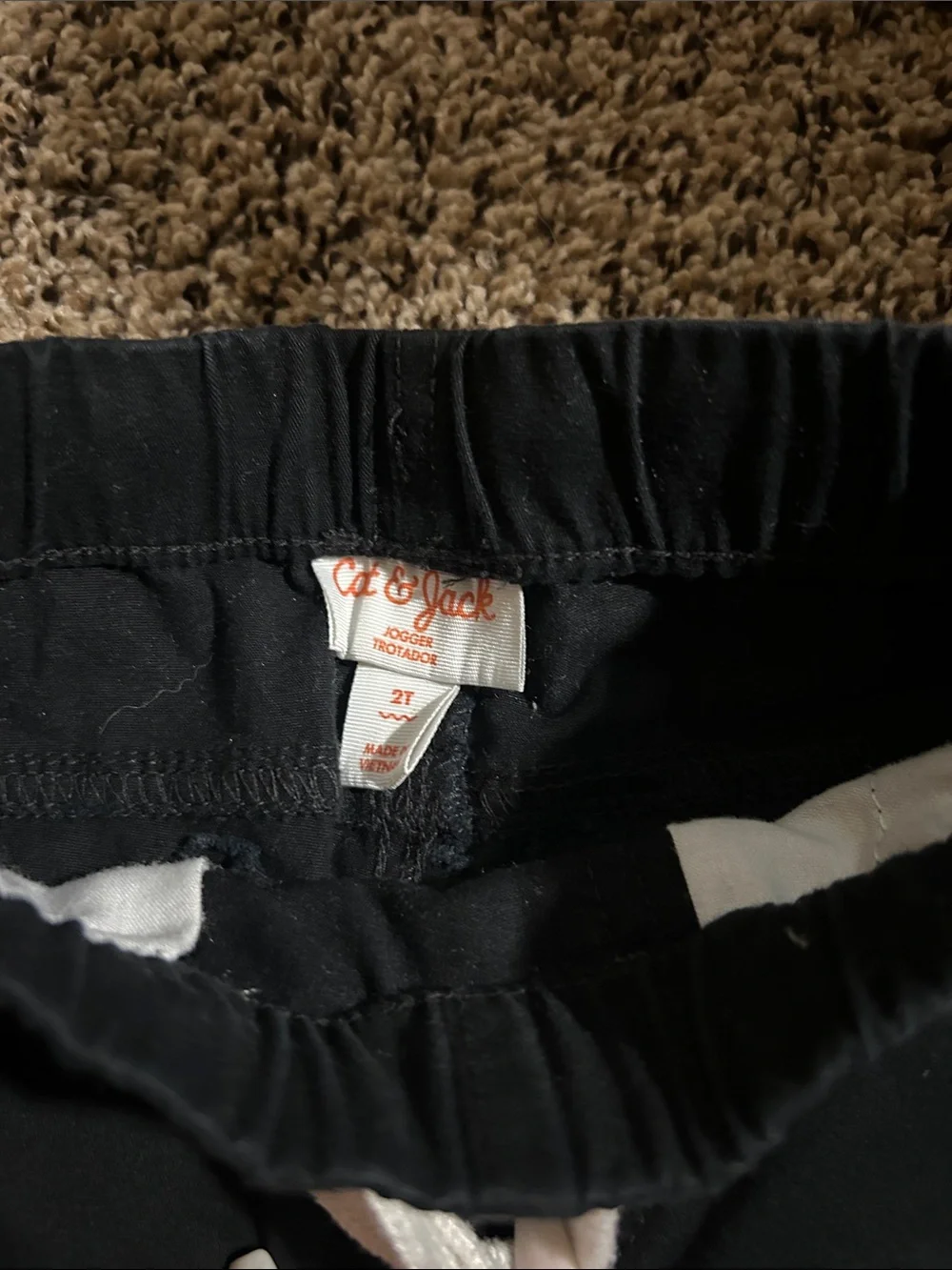 Carter's top with cat and jack joggers for toddle - Comfortable Everyday Bottoms